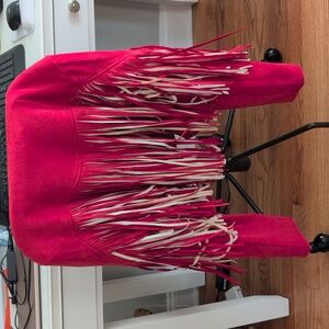 Suede-feel jacket. Roll Tide